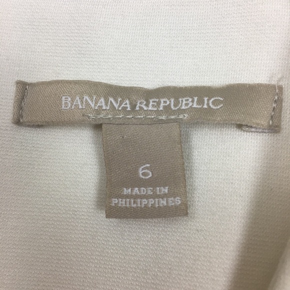 Banana Republic Ivory Sheath Dress (Size 6) - Picture 6 of 8